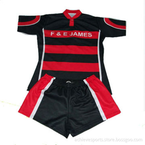 Customized Rugby Uniform, Sublimated with Free Design, OEM Services Provided
